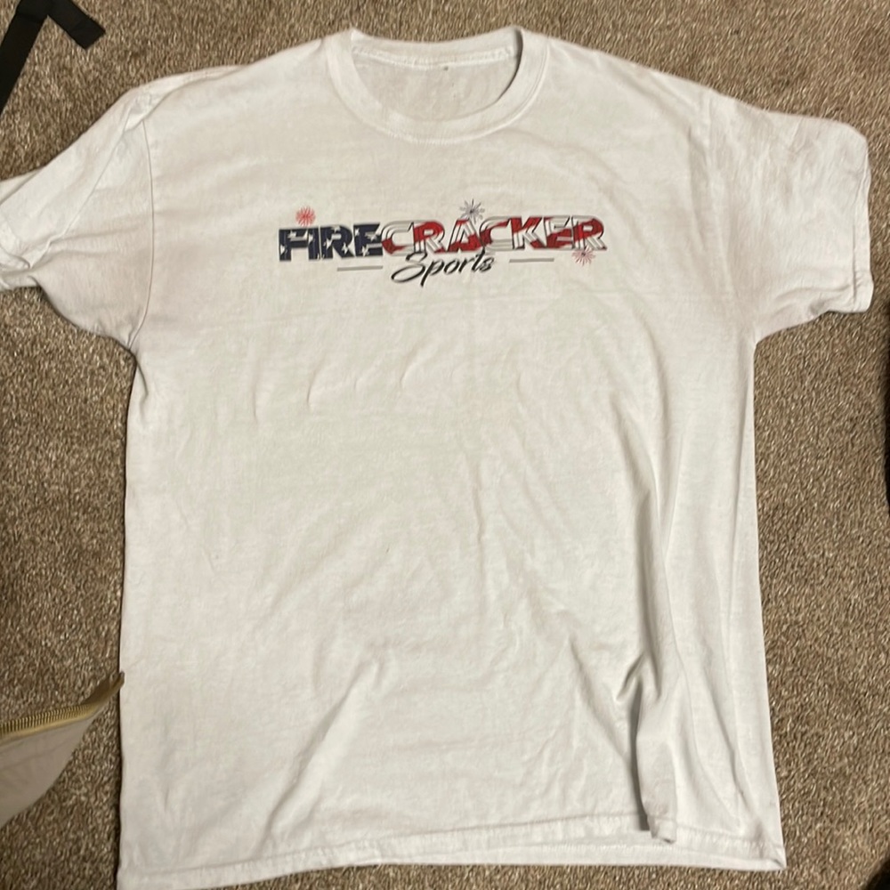 Firecracker white shirt